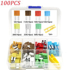 35/56/70/84/100/105/126pcs Micro 2 Blade Fuse Assortment Kit for Truck Replacement with Fuse Puller(5A,7.5A,10A,15A,20A,25A,30A)