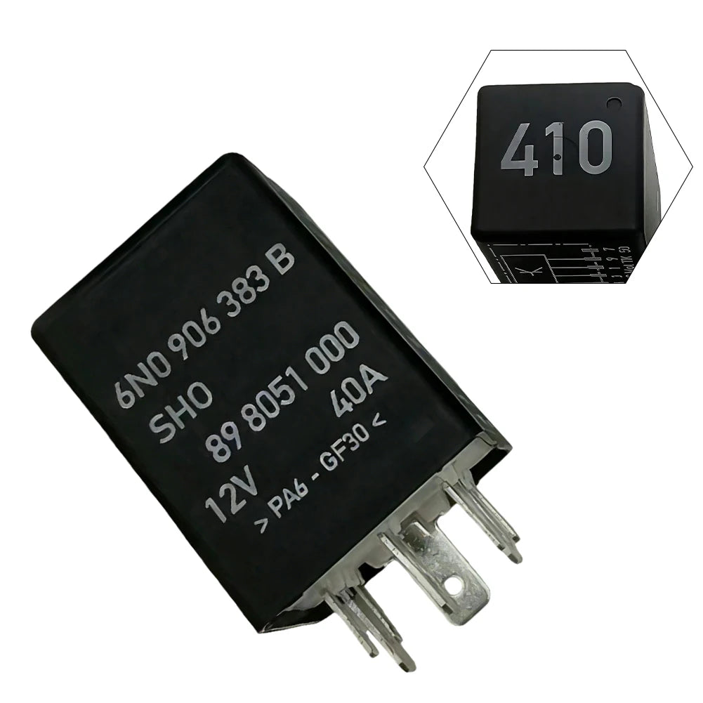 Car Fuel Pump Relay 6N0906383B Plastic 12V 40A For Seat 1996-2010 8-pin Replacement Electrical Relay Interior Accessories