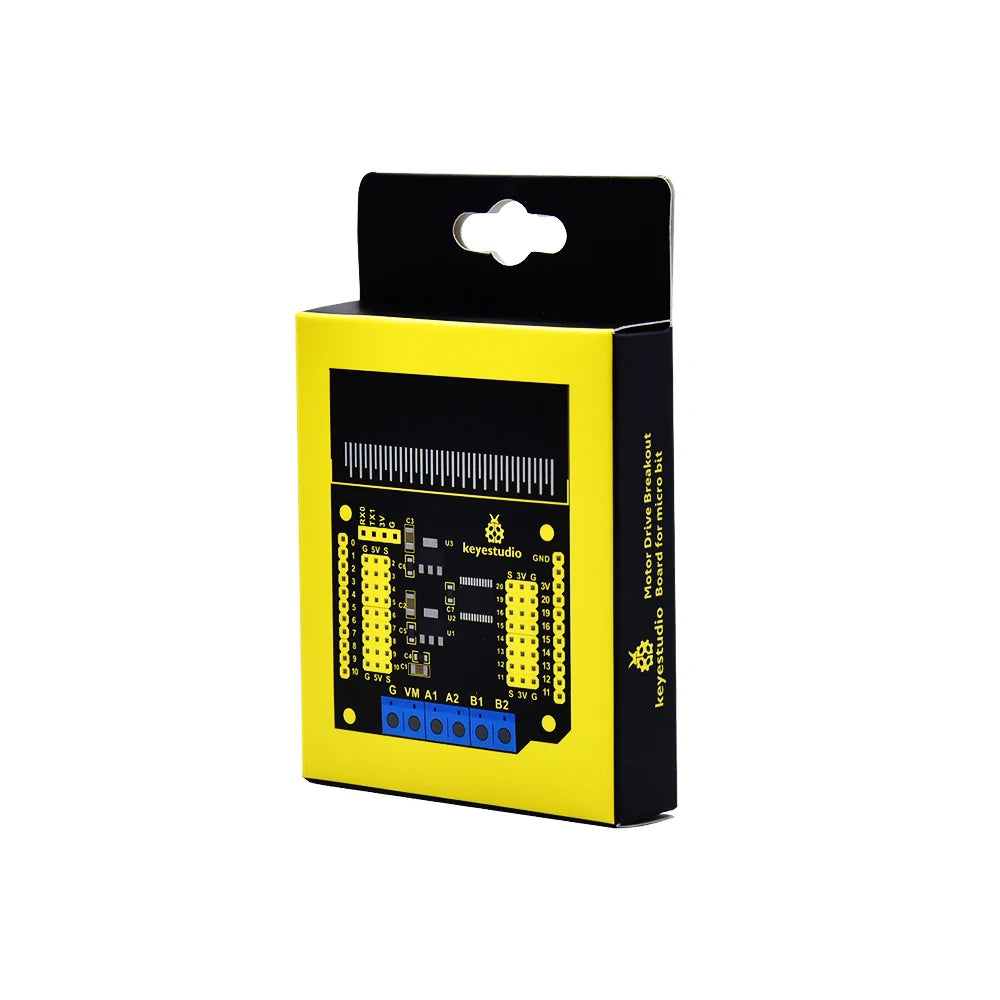 Keyestudio Motor Drive Breakout Board For The BBC Micro bit Integrate TB6612FNG Chip Comes Serial Port Communication Pins
