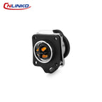 CNLINKO LP20 Waterproof Soldering Electrical Connector Male Plug Female Panel Socket Set for LED/Marine/Outdoor/Industrial Use