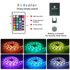 5050 RGB LED Strip Light SMD USB Remote&APP Control Bluetooth Flexible Tape Diode Ribbon for Living Room Bedroom TV Backdrop