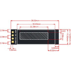 0.91 Inch OLED Display Module White/Blue OLED 128X32 LCD LED Display SSD1306 12832 0.91 IIC I2C Communicate for Arduino