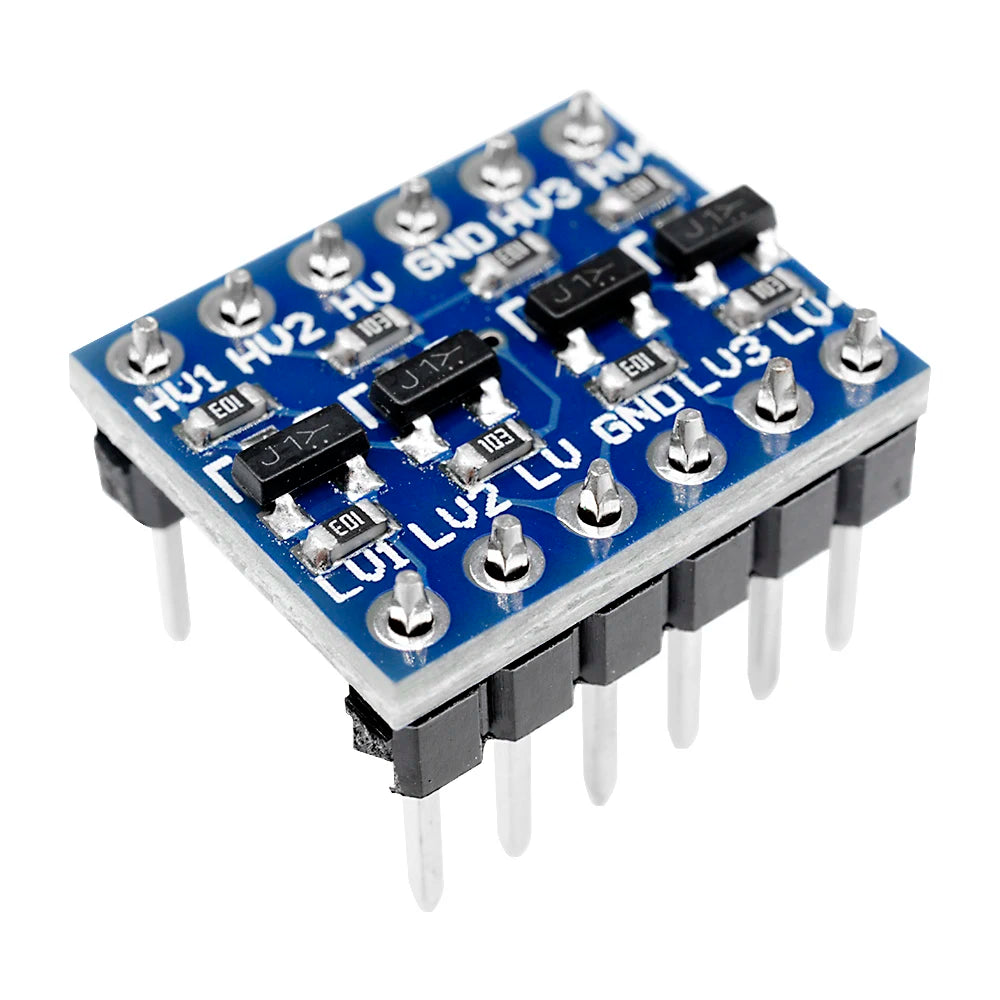 10pcs 4MOS Transistor Level Conversion Module 3V and 5V 4 Channels Logic Level Shifter 4 Way Bi-Directional Module High Speed