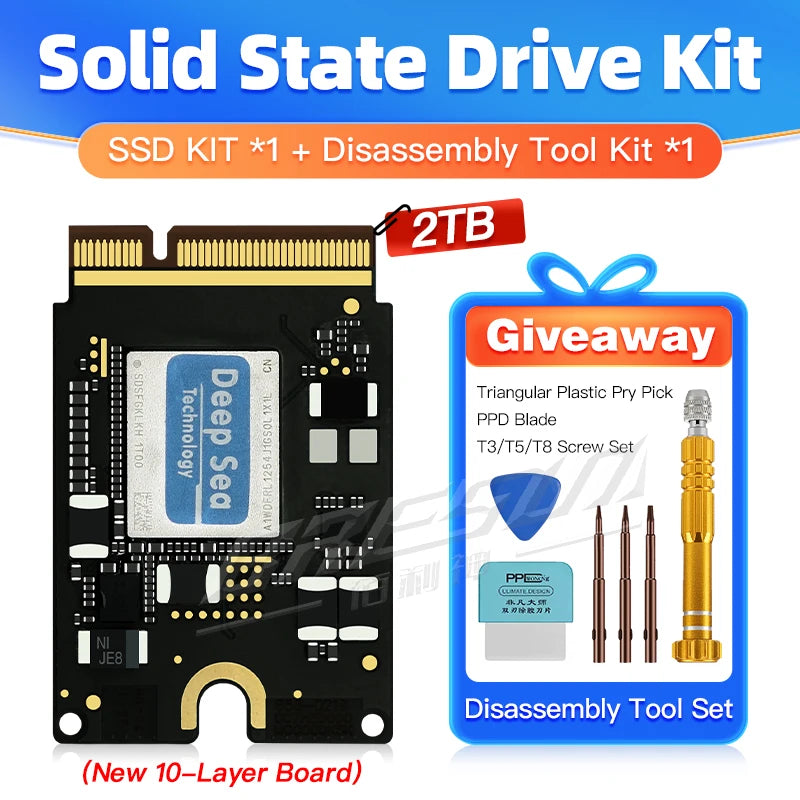 MAC Mini M4 SSD Upgrade Internal 2TB PCB Board with 1TB/2tb Nand Storage Expansion 2TB K6B2 SDSFGKLKH NAND Hard Drive Toahiba