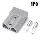 1-10Pcs 2-Pin 50A-600V Battery Terminal Connectors Battery Quick Connect/Disconnect for Anderson Style Plug Connectors DC