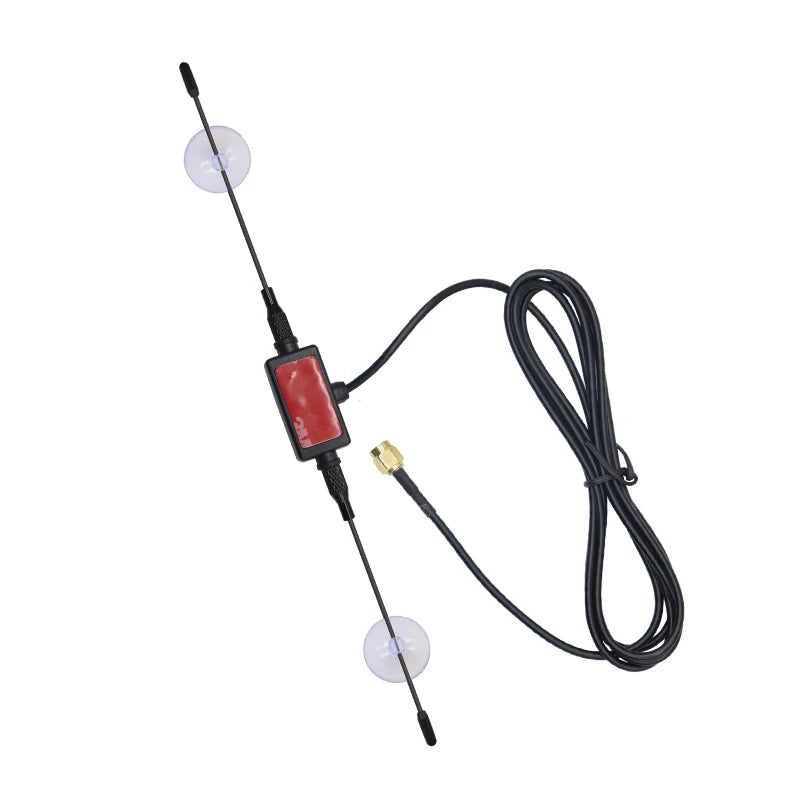 High Quality 433MHZ Shofar T Type Sucker Antenna Signal Amplifier 3 Meters 5dbi Lora Module Paste Full Copper Cable SMA Male