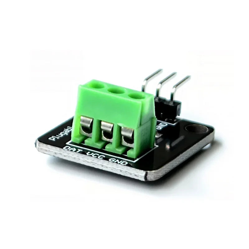 DS18B20 Temperature Sensor Module Kit Waterproof 1M 1-5M Digital Sensor Cable Stainless Steel Probe Terminal Adapter for Arduino