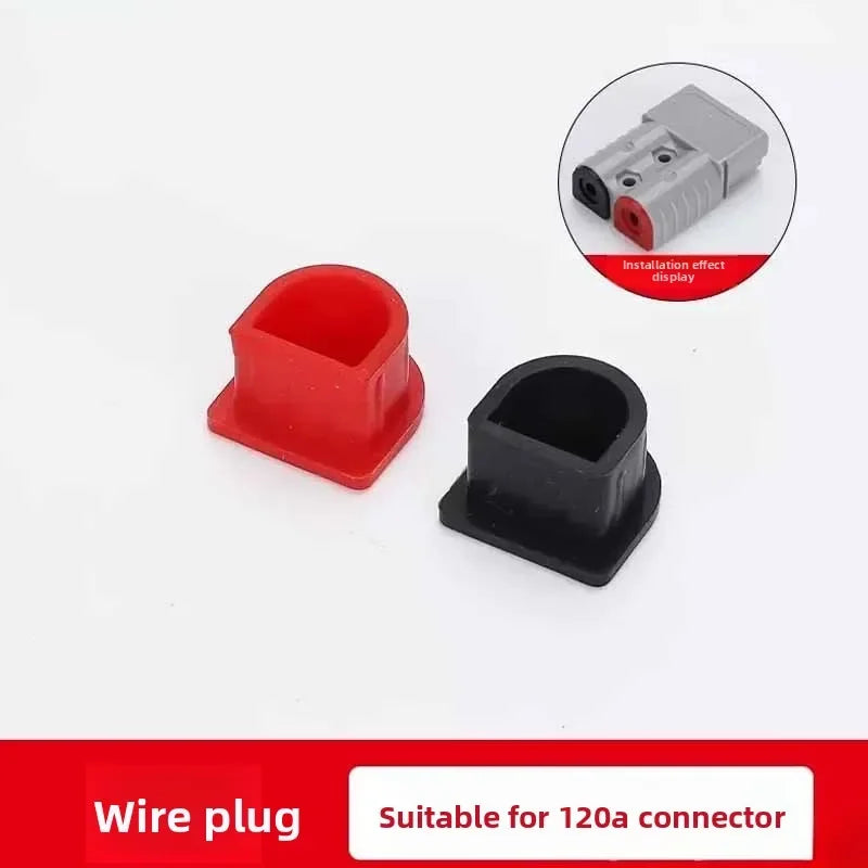 2/4Pair Waterproof FOR Anderson Plug Cable 50A/120A/175A/350A Gland Inserts RED & BLACK Plugs Anderson Plug Cable Kits