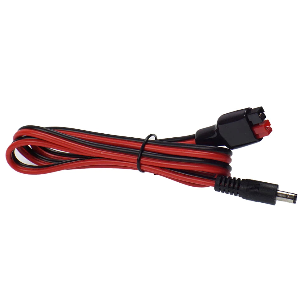 1m cable 5.5mm x 2.1mm male DC to Anderson Connector Solar Charging  14AWG  Power Plug  For Portable Generator Solar Panel