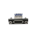 5/10Pcs Type-C USB 3.1 Female Jack Connector 2Pin 4Pin Charging Port USB C Socket With Screw Fixing Plate