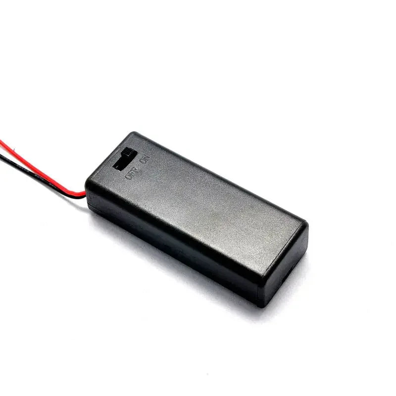 1X 2X 3X 4X AA Power Battery Storage Case Holder Socket DIY UM3 1.5V Dual AA LR6 Container Wt Lead Cables Switch Cover Optional