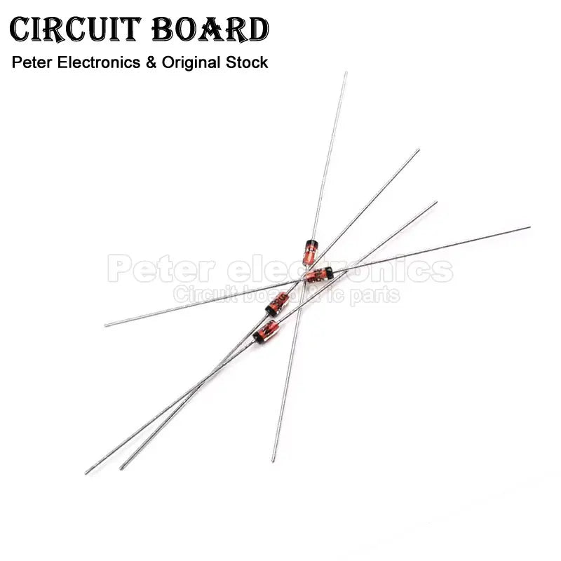 (20PCS) Zener Diode 5V 12V 3.3V 9.1V 10V 4.7V DO-41 1N4727 1N4733 1N4742 1N4739 1N4740 1N4732 1N4728 1N4744 1N4735 Rectification