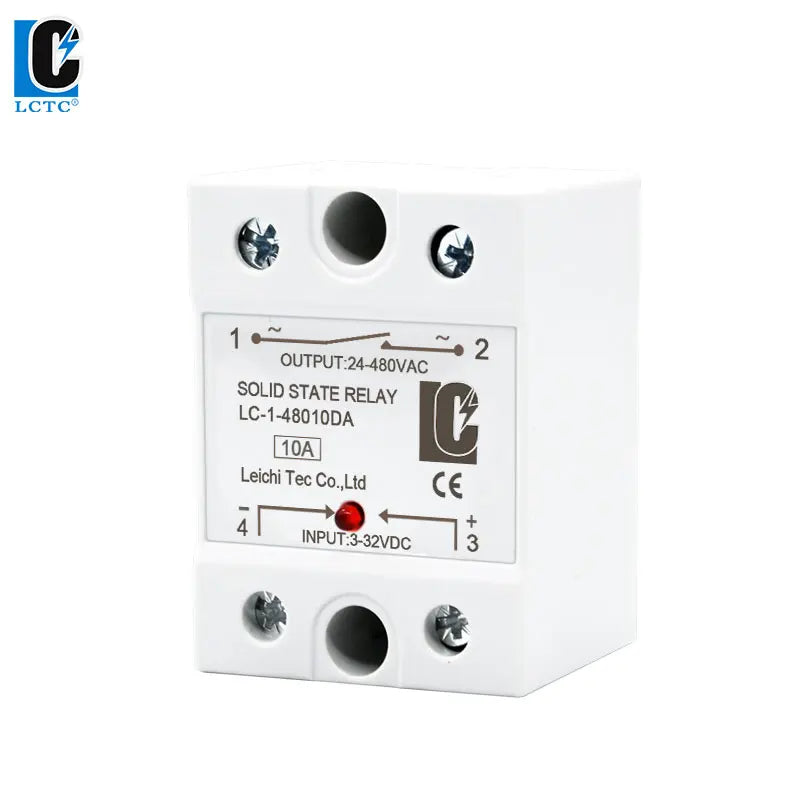 LCTC SSR Relay DC TO AC DC TO DC AC TO AC Solid State Relay Single Phase 10A 25A 40A 60A 80A 100A 120A 200A 240A LC-1-DA/AA/DD