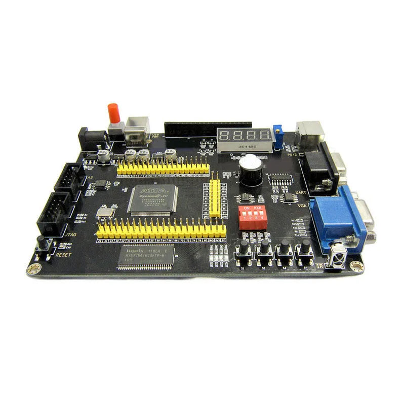 FPGA Development Board CycloneIV EP4CE6 with LCD VGA OV7670 Camera & Network Interface, JTAG AS Programmer for Electronics Learn