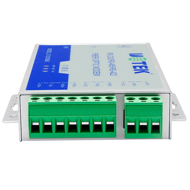 UOTEK Fiber Transceiver RS232 RS485 RS422 20KM SC Port RS-232 RS-485 RS-422 to Fibre-optical Converter UT-2577SM UT-2578SM