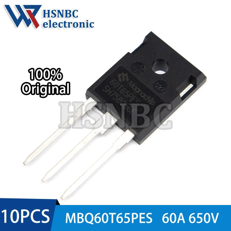 10PCS MBQ60T65PES 60T65PES MBQ60T65PESTH 60T65 TO-247 60A 650V IGBT Power Transistor 100% New Original