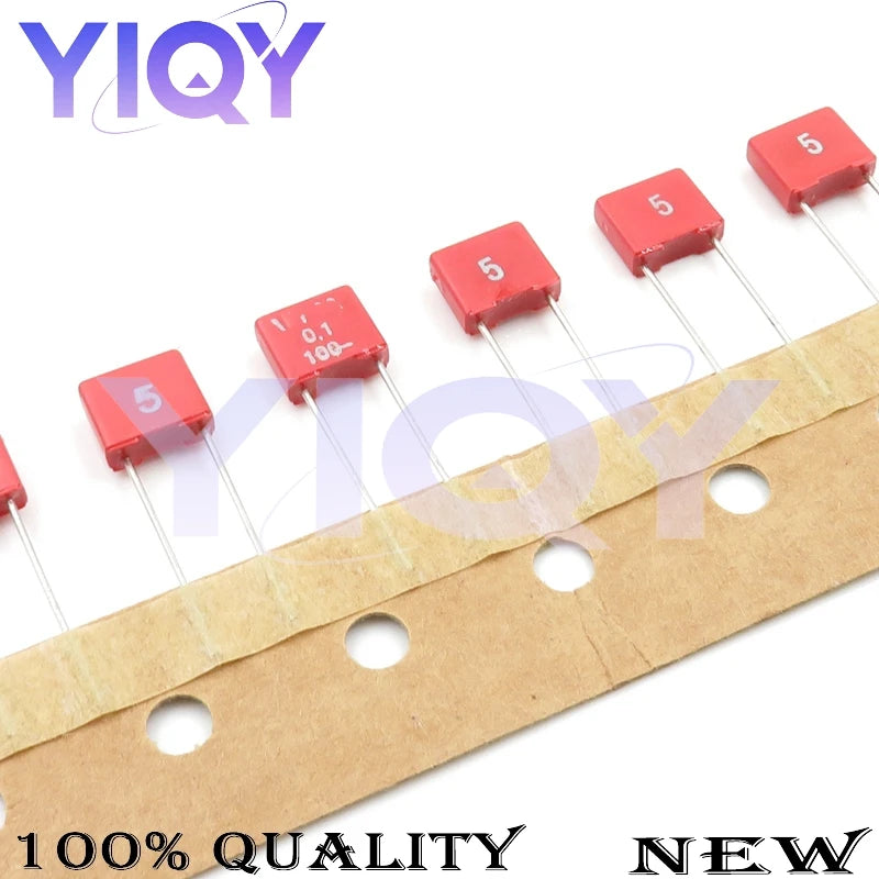 10PCS WIMA Capacitor 63V 100V 100PF 1000PF 1NF 100NF 0.1UF 680PF 4700PF 1UF 2.2UF 4.7UF 0.01UF 0.33UF 3.3UF Red square capacitor