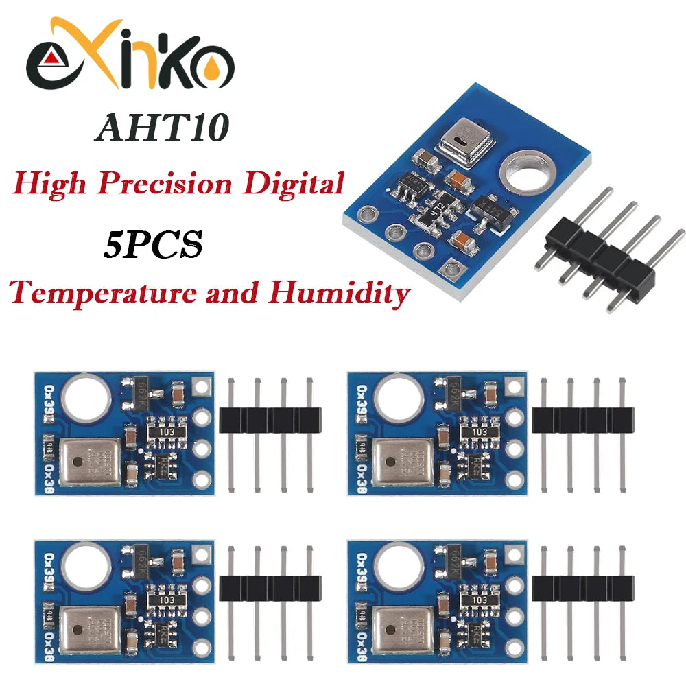 1-10PCS AHT10 High Precision Digital Temperature and Humidity Sensor Measurement Module I2C Communication Replace DHT11 SHT20