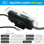 Intelligent Digital Display Fiber Optic Amplifier Sensor for Long and Short Distance Diffuse Reflection Induction Photoelectric