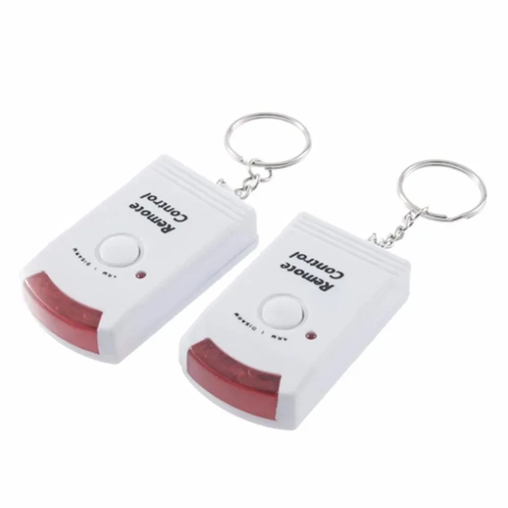 Wireless Garage Security Alarm Dual Remote Control Infrared Motion Sensor Detector for Home Burglar Alert Outdoor Shed