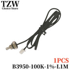 TZW NTC Thermistor Temperature Sensor M8 Hexagonal Thread Probe B3950 1% 5K 10K 15K 20K 50K 100K 60CM 1M 2M