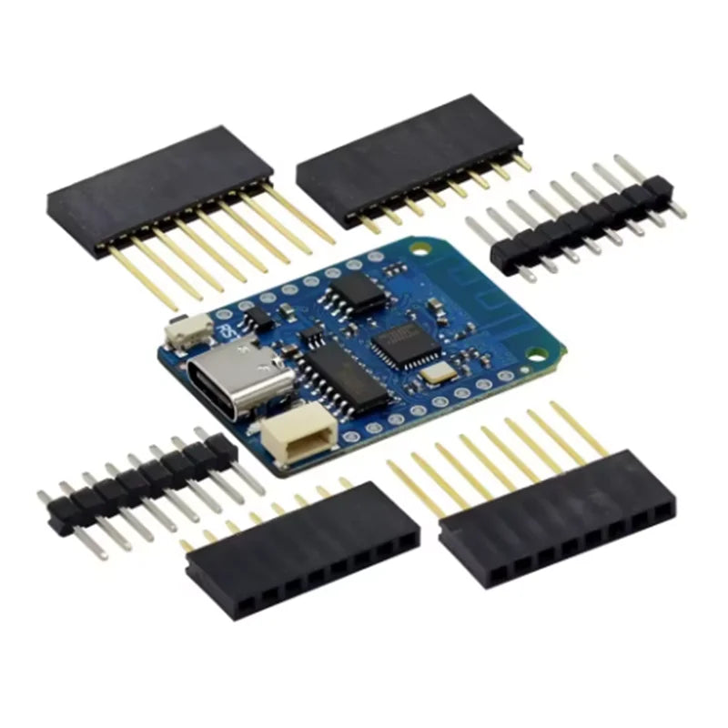 WeMos D1 Mini V4.0.0 TYPE-C Micro ESP8266 ESP-12F CH340G V2 Module NodeMcu Lua WiFi Development Board 3.3V With Pin For Arduino