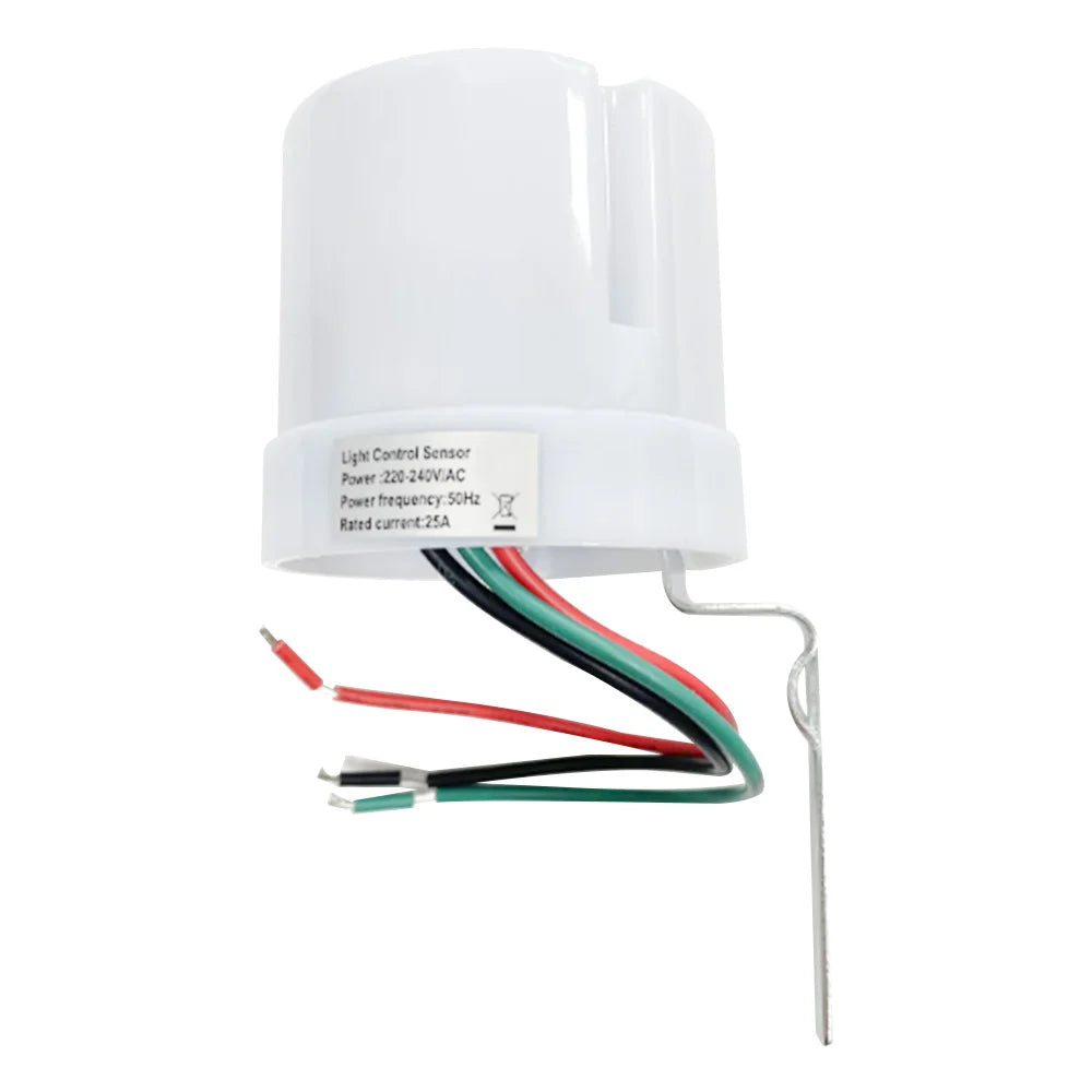 Automatic On Off Photocell street Light Switch DC 12V AC 220V/110V 50-60Hz 10A Photo Control Photoswitch Rainproof Sensor Switch