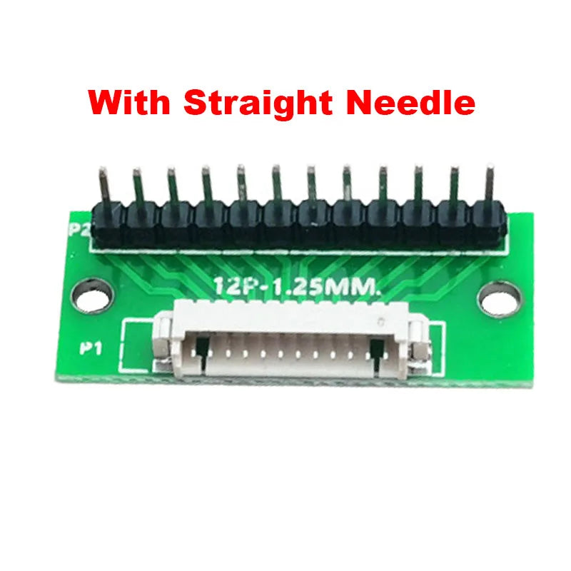 1/2/5/10pcs 1.25MM Pitch 4/6/8/10/12 FPC/FFC Adapter Connector 1.25 to 2.54 Circuit Board Horizontal Terminal Socket Test Board