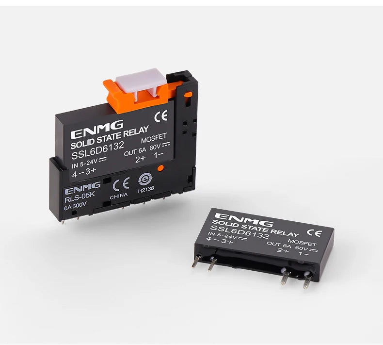 ENMG SSL2D Compact SSR Slim Solid State Relay SSL6D6124 DC 24V SSL2A2024 Opto - Isolated Replacement for Electromagnetic Relays.