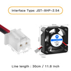 5V/12V/24V Cooling Turbo Fan Brushless 3D Printer Fan 2Pin For Extruder DC Cooler Blower Plastic Fan 3010/4010/4020/5010/5015