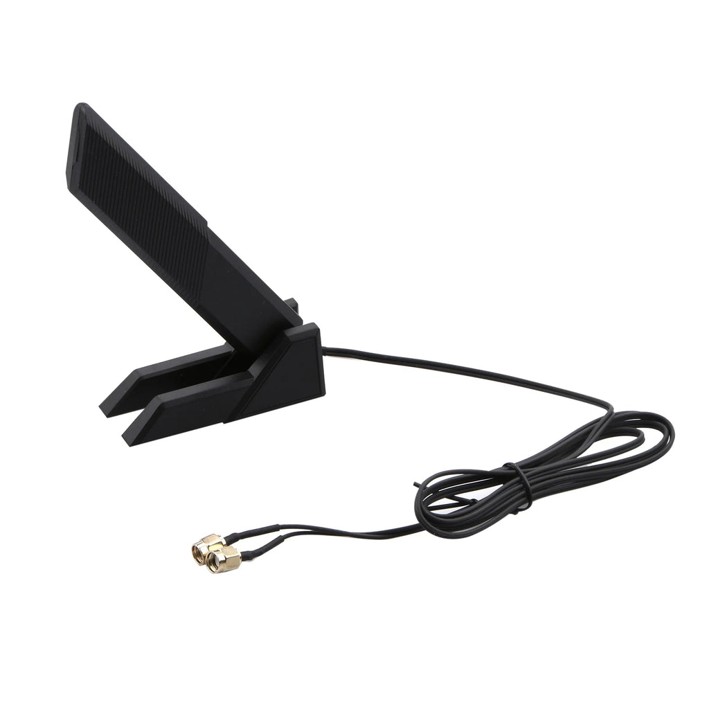 Tri-Band WiFi 6E Antenna 12dBi RP-SMA Magnetic Base for ASUS ROG GIGABYTE Gaming Motherboard 2.4/5.8/6GHz