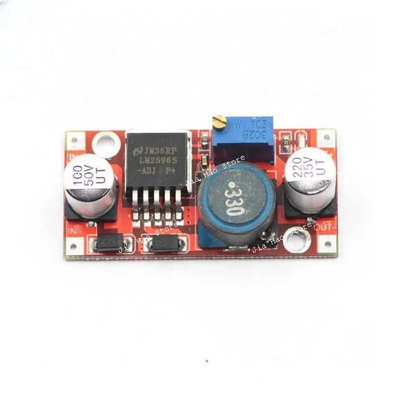 dc-dc step-down power module 3a adjustable with reverse protection inductor 5v voltage regulator lm2596 upgraded version
