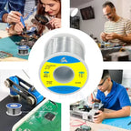0.8/1.0mm 100g/200/500g Electronic Soldering Tin Wire Tin Melt Rosin Core Solder Soldering Wire Roll FLUX2.0% Low Temperature