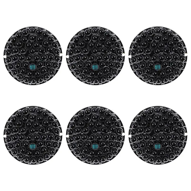 ABZZ-6X IR Infrared LED Board 940Nm 48Pcs IR Leds Invisible At Night No Exposure Light Board For IR Illuminator Accessories