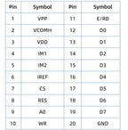1.12 inch OLED Display LCD Screen Module 1.12'' SH1107 Driver IC I2C SPI Serial Port 128x128 Dot Matrix White Bare 22PIN/20PIN
