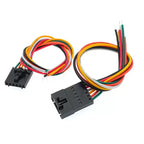 5 Pairs MX2.54 DuPont Housing with Lock Male Female Docking Wire 2.54mm Single Head 24AWG Electronic Line 2P 3P 4P 5P 6P