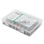 120/200/500Pcs 16V 25V 50V 0.1uF - 1000uF Aluminum Electrolytic Capacitor Assorted Kit Box 1uF 4.7uF 10uF 47uF 220uF 330uF 470uF
