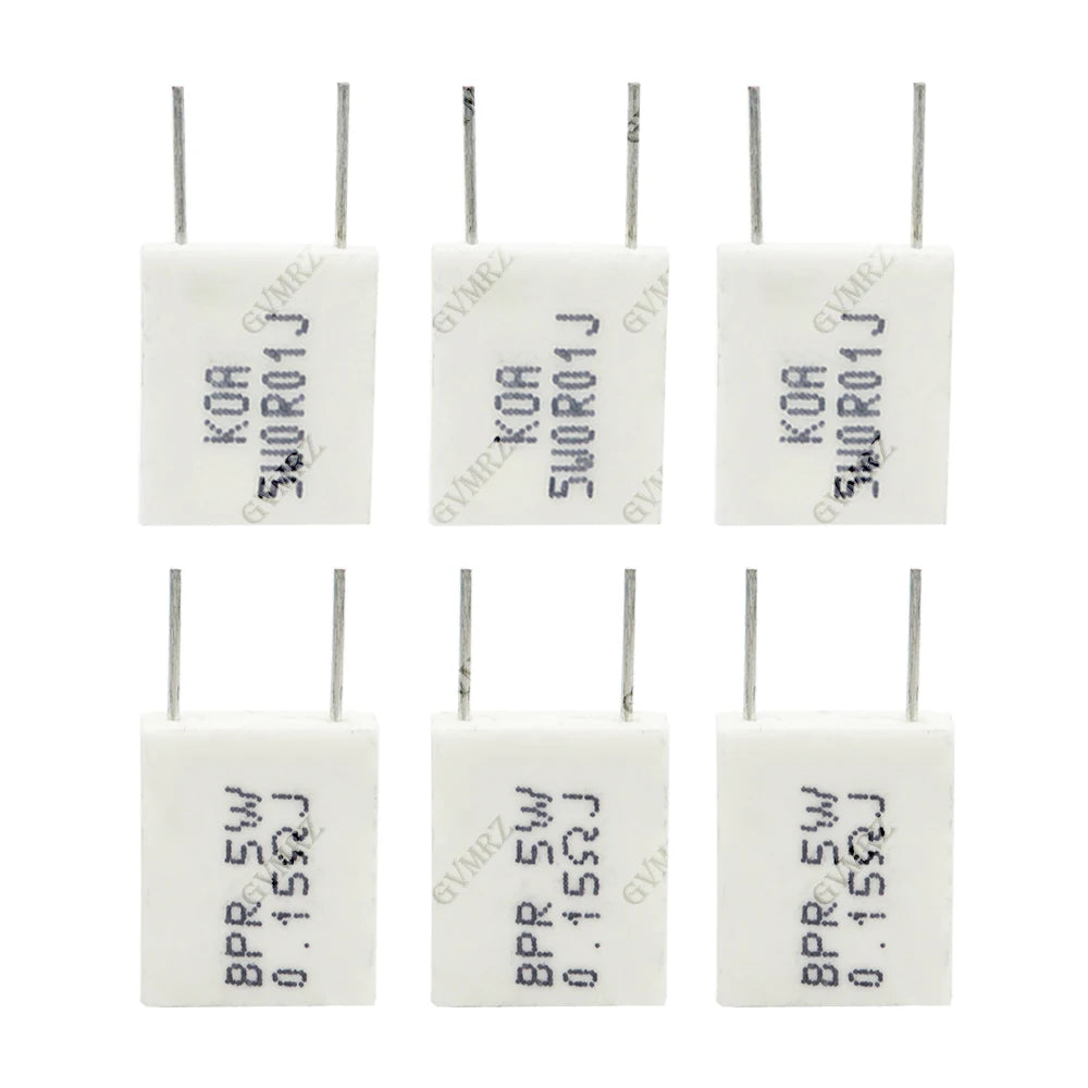 1R 2R 3R 5R 8R 1K Cement Wirewound Resistor 5W 10W Non-Inductive BPR56 Series 0.01R–10K  2.2R 330R 150R 100R 20R