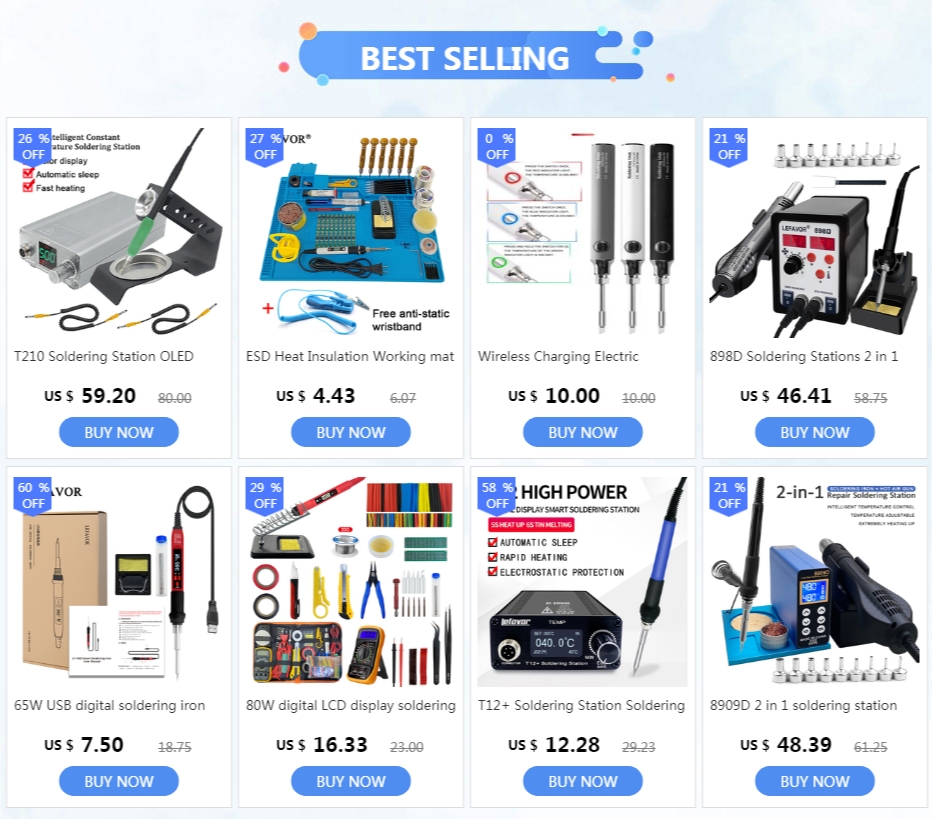 Hot Air Gun 858D BGA Rework Solder Station Blower Hair Dryer Hairdryer Soldering Heat Gun 220V 110V For SMD SMT Welding Repair