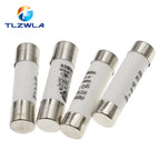 5PCS 10*38 Fast blow Ceramic Fuse 10X38MM Fuse 380V 500V 0.5A 1A 2A 3A 4A 5A 6A 8A 10A 16A 20A 25A 32A 40A RO15 RT18 RT14