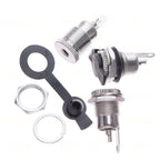 10pcs/LOT DC099 5.5 mm x 2.1mm DC Power Jack Socket Female Panel Mount Connector Metal DC-099 Open Hole 11MM 5.5*2.1 5.5*2.5