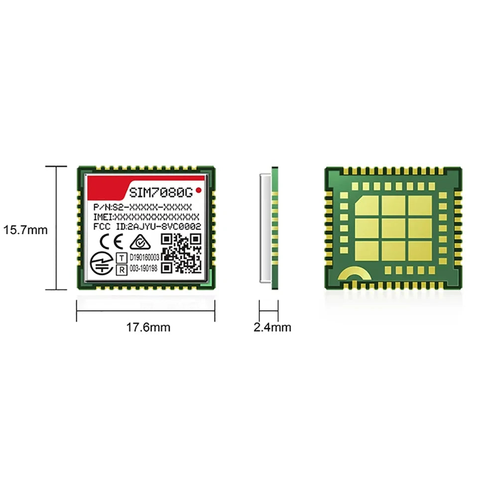 SIM7080G Multi-Band CAT-M and NB-IoT Dual Mode Module Solution In A SMT Type Compatible With SIM868