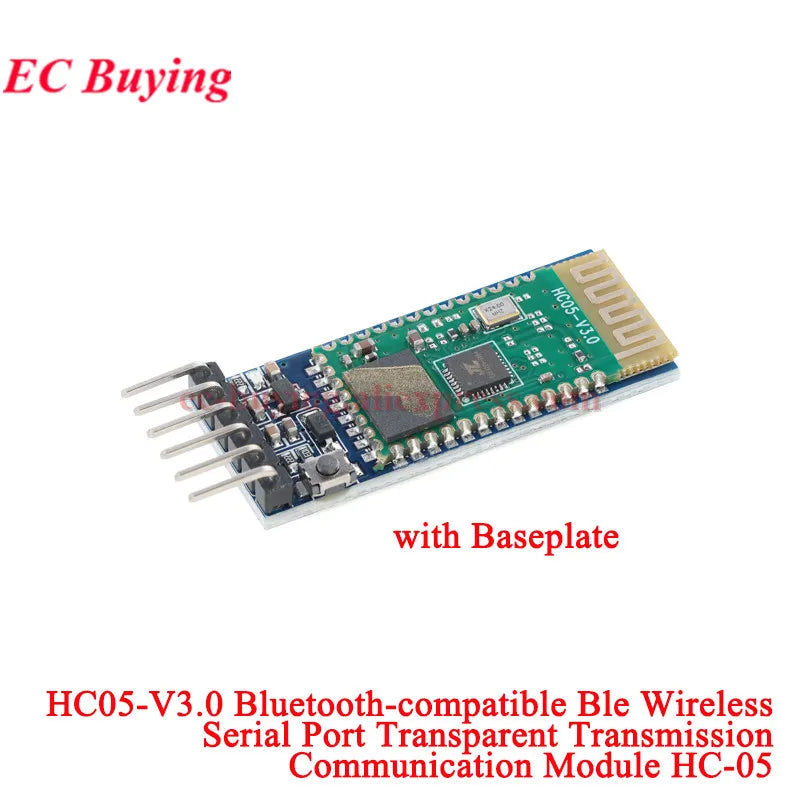 10Pcs/1pc HC-05 Bluetooth-compatible CSR Master-slave Integration Ble to Serial Board Module HC05 Data Transparent Transmission