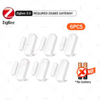 Zigbee Door Sensor Window Sensor Wireless Magnetic Open Closed Detector Smart Home Security Burglar Sensor For Tuya Z2M HA Hub