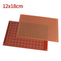 2PCS 10x15 10x22 12x18 13x25 15x18cm PCB Breadboard Protoboard Single-Side Universal Printed Circuit Boards Yellow DIY Soldering