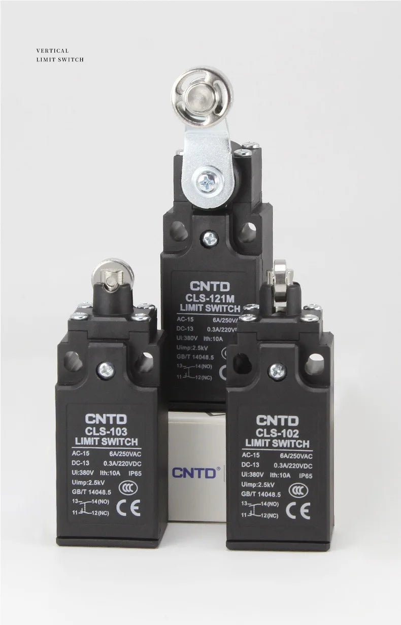 CNTD CLS-131M Limit Switch IP65 Waterproof Oilproof 1NO 1NC Snap Action 6A AC250V 0.3A DC220V Dual Circuit Long Life Compact