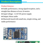1/5/10PCS Mono Bluetooth 5.0 Audio Module CA-6928 DC3.3-6V for Wireless Music Player Speaker Receiver Modified Amplifier Board