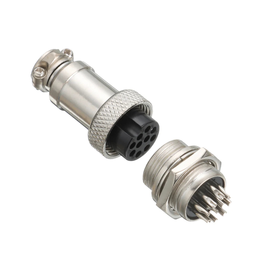 Accessories Mount Panel Aviation Plug M16 Male / Female  Cable Connector GX16