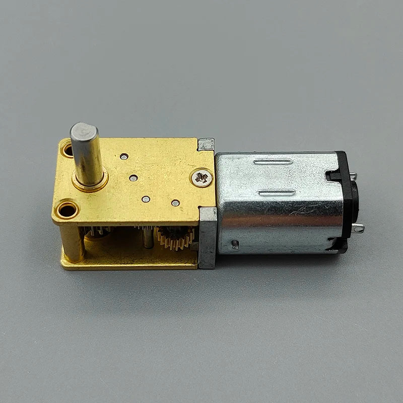 N20 Full Metal Gearbox Gear Motor DC 3V 6V 9V 12V 4RPM-381RPM Slow Speed High Torque Worm Gear Motor DIY Smart Car Robot Lock