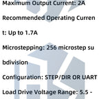 5.5v-28v TMC2130 TMC2209 compatible stepper motor silent driver module 256 subdivision replaces TMC2208 A4988